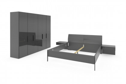 San Antonio von Musterring - Dreh-Falttürenschrank und Bettanlage lava