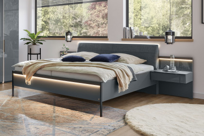 San Antonio von Musterring - Dreh-Falttürenschrank und Bettanlage lava