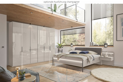 San Antonio von Musterring - Dreh-Falttürenschrank und Bettanlage lava