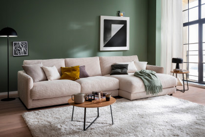 Garbo von SCHÖNER WOHNEN - Ecksofa rechts nature