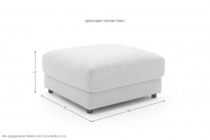 Garbo von SCHÖNER WOHNEN - Ecksofa rechts nature