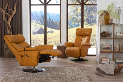 7727 von Himolla - Relaxsessel safran