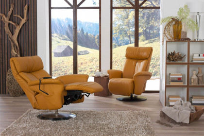 7727 von Himolla - Relaxsessel safran