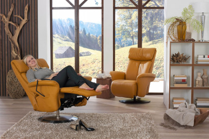 7727 von Himolla - Relaxsessel safran
