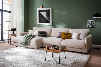 Garbo von SCHÖNER WOHNEN - Ecksofa links nature