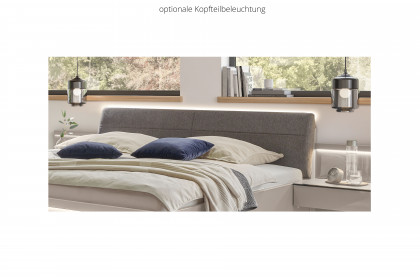 San Antonio von Musterring - Schlafzimmer champagner mit Glasfronten