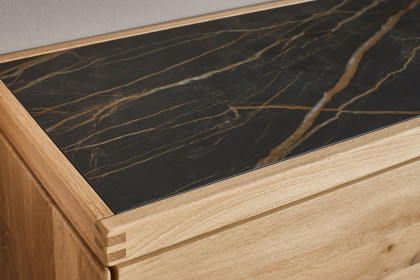 WM 2520 von Wöstmann - Highboard soft gebürstete Eiche und Keramikabdeckblatt