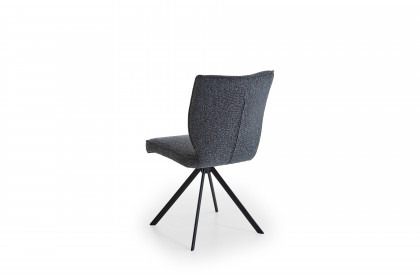 Studioline von Niehoff Sitzmöbel - Stuhl mit Chenille-Flachgewebe Bezug