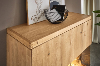 WM 2520 von Wöstmann - Highboard Wildeiche massiv, soft gebürstet