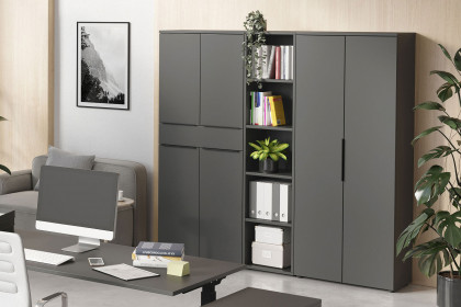 GW-Mailand von Germania - Aktenschrank 2-türig, graphit