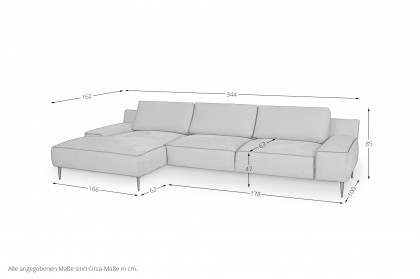 Forma-LE25 von designwerk - Sofaecke links liver