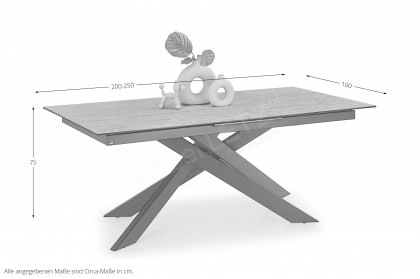 Baltimore von set one by Musterring - Esstisch mit Auszugsfunktion
