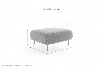 Forma-LE25 von designwerk - Polsterecke Variante links charcoal