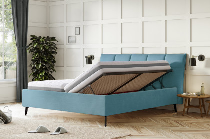 Toscana von COTTA - Polsterbett azure 180 x 200 cm