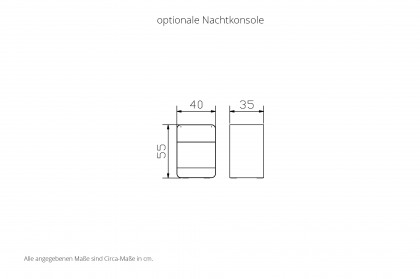 Comfort von Hasena - Boxspringbett Mary in Natural