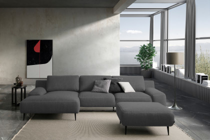 Forma-LE25 von designwerk - Eckcouch links dark-grey