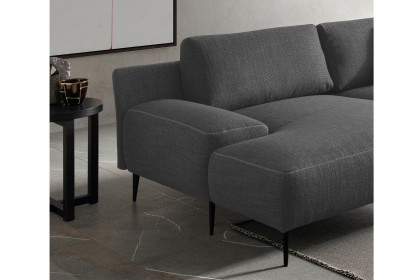 Forma-LE25 von designwerk - Eckcouch links dark-grey