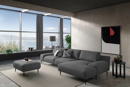 Forma-LE25 von designwerk - Eckcouch rechts dark-grey