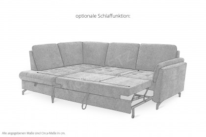 Luana von Sit & More - Polstergarnitur links forest