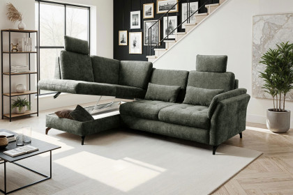 Luana von Sit & More - Polstergarnitur links forest