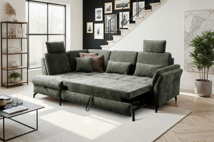 Luana von Sit & More - Polstergarnitur links forest