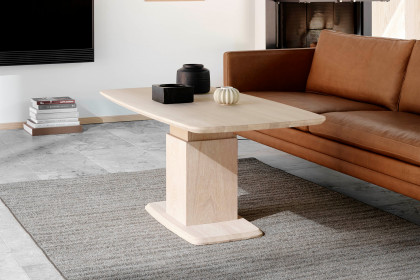 #244 Coffee Table von Skovby - Couchtisch Eiche, weiß geölt