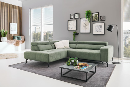 MP-IN25098 von Megapol - Ecksofa Ausführung links forest