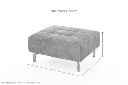 MP-IN25098 von Megapol - Ecksofa Ausführung links forest