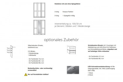 Marlow von Wiemann - Landhaus-Schrank kieselgrau