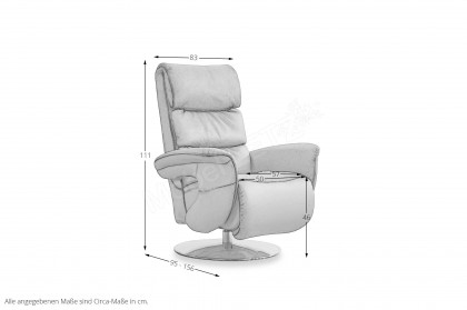 7828 von Himolla - Massagesessel cappuccino