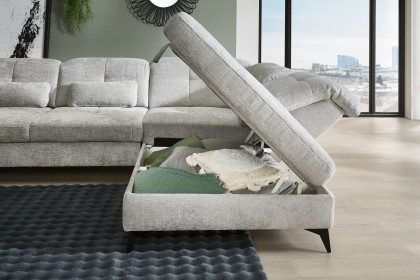 MP-IN24022 von Megapol - Ecksofa Variante rechts silver