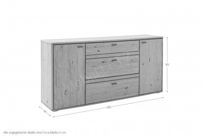 Freeport von MCA - Sideboard in Asteiche