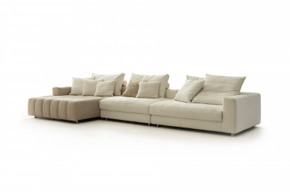 Berry-LE24 von designwerk - Eckcouch Variante links cloud-dancer-grey