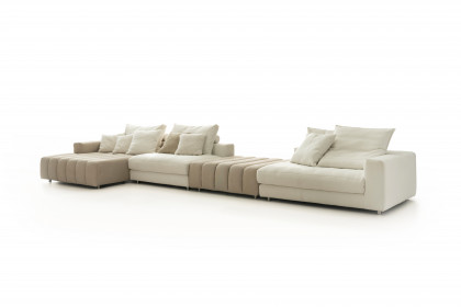 Berry-LE24 von designwerk - Eckcouch Variante links cloud-dancer-grey