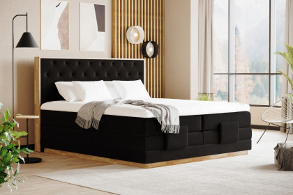 Palma II von COTTA - Boxspringbett black mit Motor