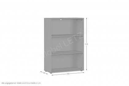 GW-Mailand von Germania - Bücherregal halbhoch