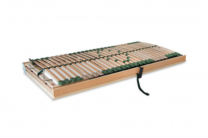 Portoflex Motor-Kombi-G von Ahorn - Lattenrost mit motorischer Verstellung und seitlicher Bettkastenöffnung