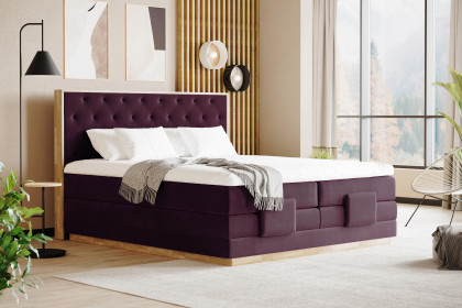 Palma II von COTTA - Boxspringbett purple mit Motor