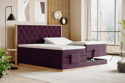 Palma II von COTTA - Boxspringbett purple mit Motor