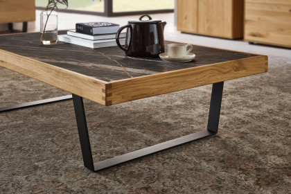 WM 2520 von Wöstmann - Couchtisch Wildeiche mit Keramik