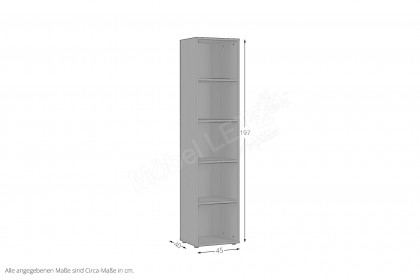 GW-Mailand von Germania - Regal mit 4 verstellbaren Einlegeböden