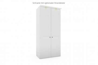 Marlow von Wiemann - Landhausschrank weiß ca. 216 cm hoch