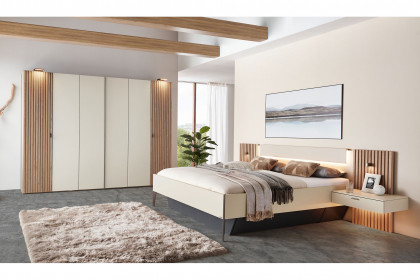 Plan von Thielemeyer - Einrichtung für Schlafzimmer creme - Wildeiche Lamellen