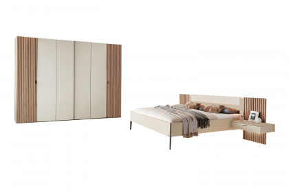 Plan von Thielemeyer - Einrichtung für Schlafzimmer creme - Wildeiche Lamellen