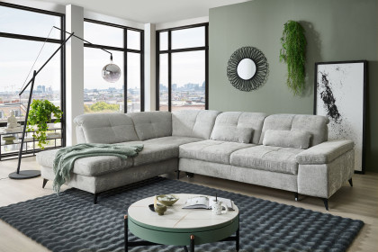 MP-IN24022 von Megapol - Ecksofa Variante links silver