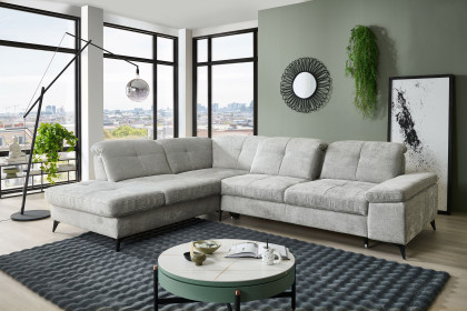 MP-IN24022 von Megapol - Ecksofa Variante links silver