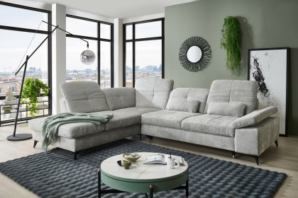 MP-IN24022 von Megapol - Ecksofa Variante links silver