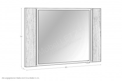 Brolo-Schlafzimmer von Meble Wojcik - Spiegel mit LED-Leisten