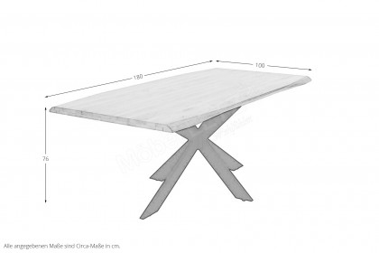 Louis von Elfo Möbel - Esstisch in Eiche geölt