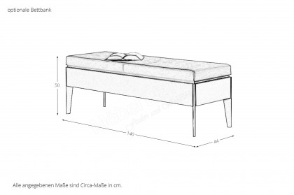Plan von Thielemeyer - Schlafraum-Möbel fango mit Spaltholz-Akzenten
